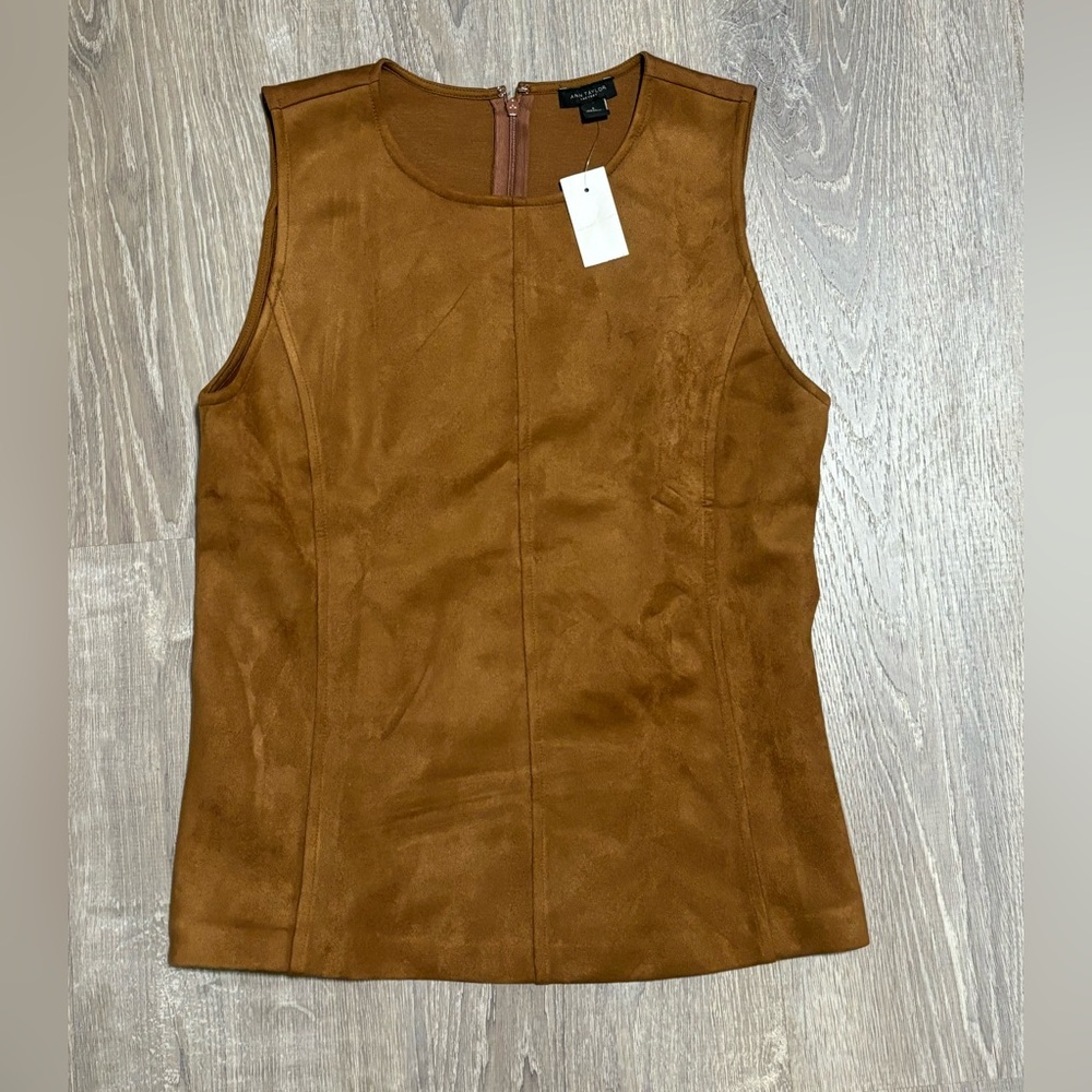 Ann Taylor Factory Women Brown Top Size Small NWT